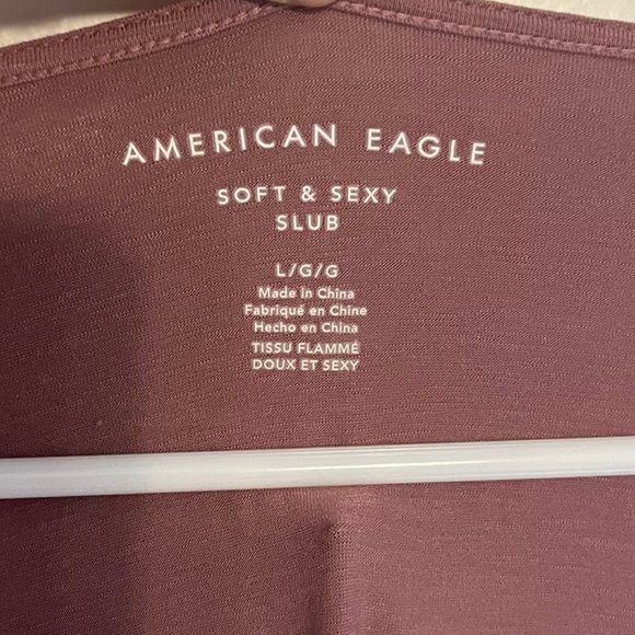 American Eagle Soft & Sexy Slub Women's Large - Picture 3 of 4